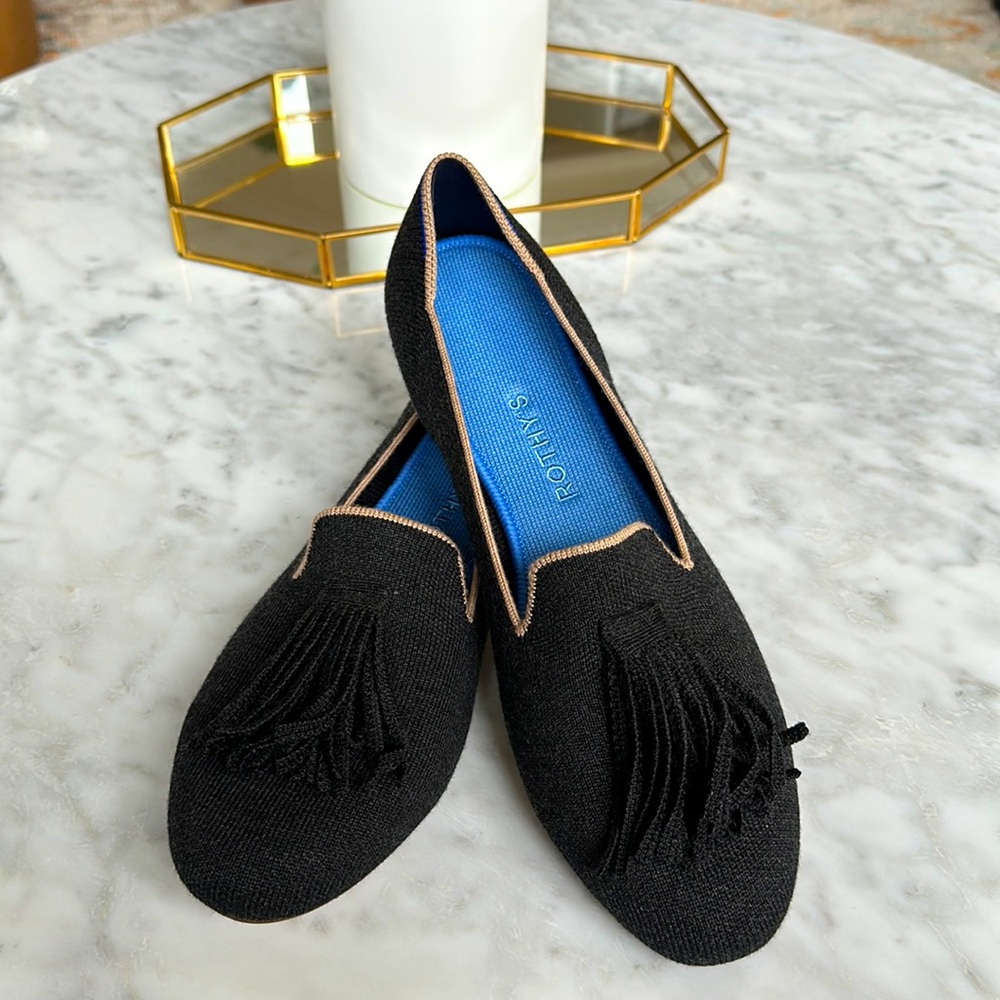 BNIB Rothy’s Merino Tassel Loafers in sz 11